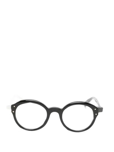Masahiro Maruyama Round-frame Glasses In Black