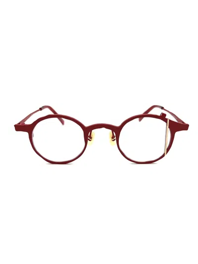 Masahiromaruyama Metal Optical Frames In Red