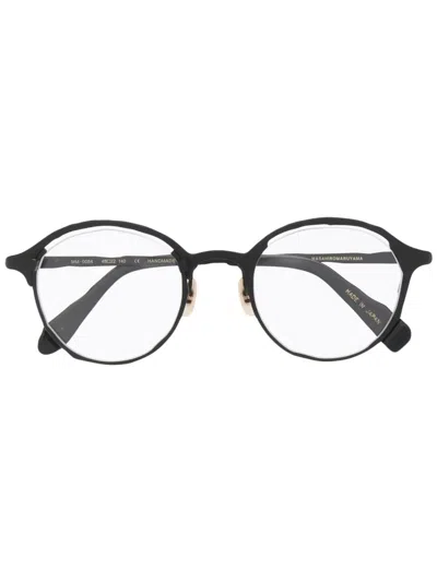 Masahiromaruyama Round Frame Glasses In Black