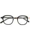 Masahiromaruyama Round-frame Glasses In Black