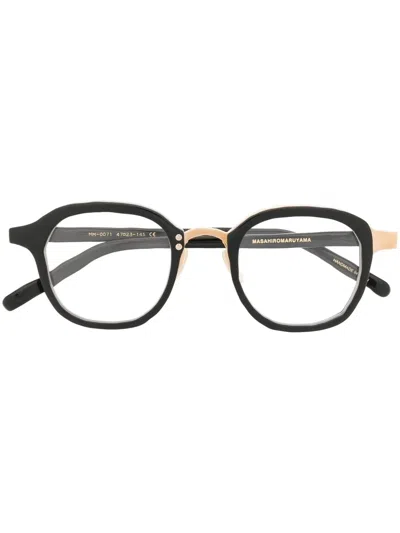 Masahiromaruyama Round-frame Glasses In Black