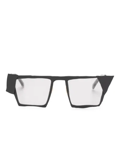 Masahiromaruyama Square-frame Sunglasses In Black