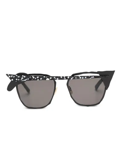 Masahiromaruyama Square-frame Sunglasses In Black