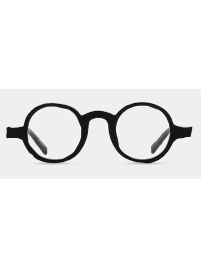 Masahiromaruyama Stylish Acetate Eyewear With International Fit - 145mm Temple Size In Black