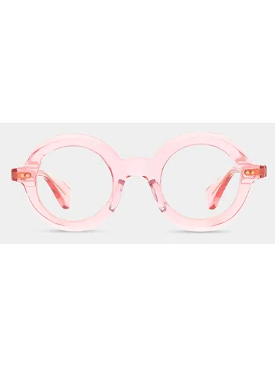 Masahiromaruyama Stylish Women's Acetate Mini Sunglasses - 145mm Temple Size In Pink