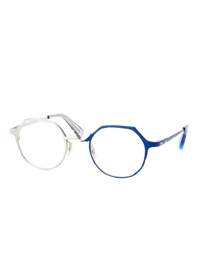 Masahiromaruyama Two-tone Glasses In Blue