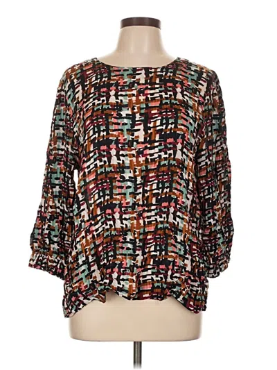 Pre-owned Masai 3/4 Sleeve Blouse In Black