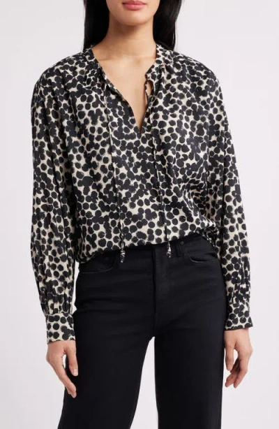 Masai Copenhagen Animal Print Top In Fog