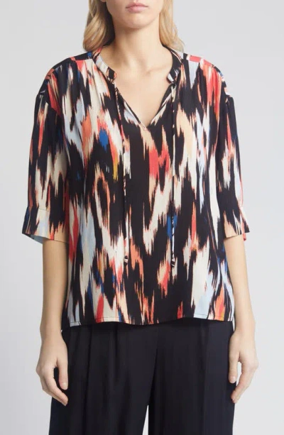 Masai Copenhagen Boniti Relaxed Fit Top In Hibiscus