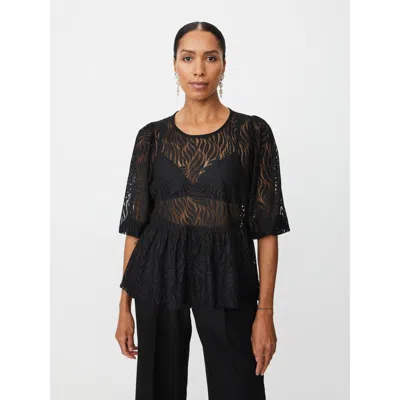 Masai Copenhagen Lace Top In Black