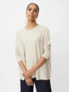 Masai Copenhagen Long Sleeve Round Neck Knit Sweater In Neutral