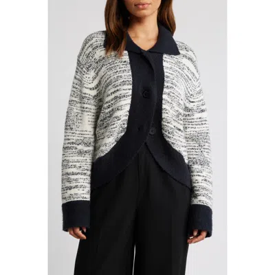Masai Copenhagen Luvia Collar Cardigan In Black
