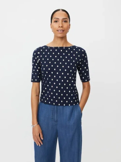 Masai Copenhagen Mabavessa Polka Dot T-shirt In Blue