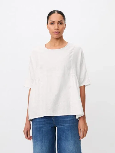 Masai Copenhagen Mablissea Oversized Linen Blouse In White