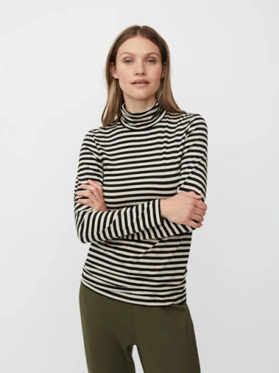 Masai Copenhagen Mabrooklyn Long Sleeve Roll Neck Top In Black