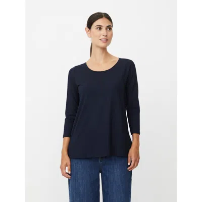 Masai Copenhagen Macecille 3/4 Sleeve Top In Blue