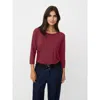 Masai Copenhagen Macecille 3/4 Sleeve Top In Red