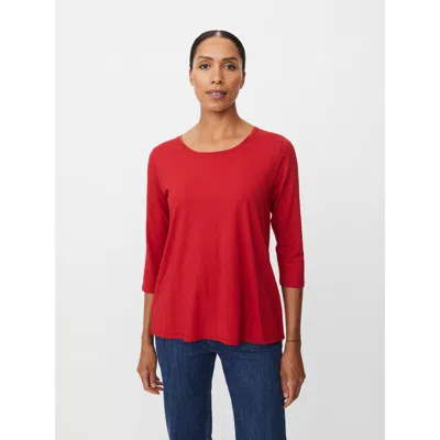 Masai Copenhagen Macecille 3/4 Sleeve Top In Red