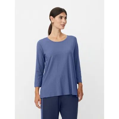 Masai Copenhagen Macecille 3/4 Sleeve T-shirt In Blue