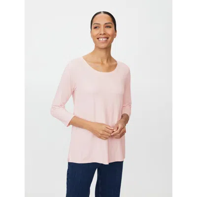 Masai Copenhagen Macecille 3/4 Sleeve T-shirt In Pink