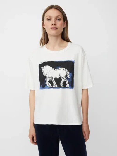 Masai Copenhagen Madoreann Printed T-shirt In White