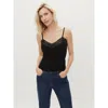 Masai Copenhagen Maelmira Lace Detail Vest Top In Black