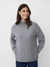 Masai Copenhagen Mafaricka Long Sleeve Roll Neck Sweater In Gray
