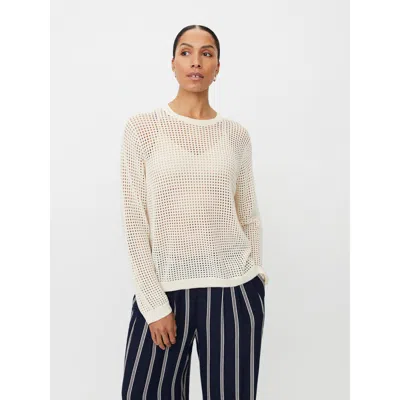 Masai Copenhagen Maforavine Open Knit Sweater In Neutral