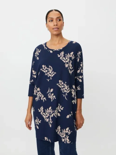 Masai Copenhagen Magabini Floral Tunic Top In Blue