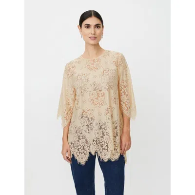 Masai Copenhagen Magaldora Lace Tunic Top In Gold