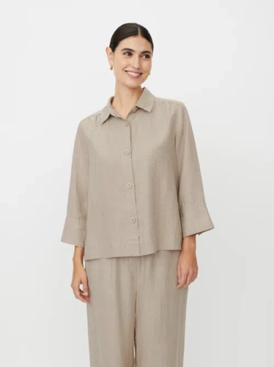 Masai Copenhagen Maidakai Linen Shirt In Neutral