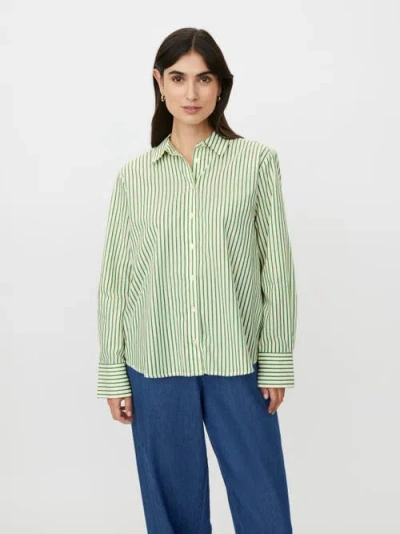 Masai Copenhagen Mairyelle Striped Shirt In Green