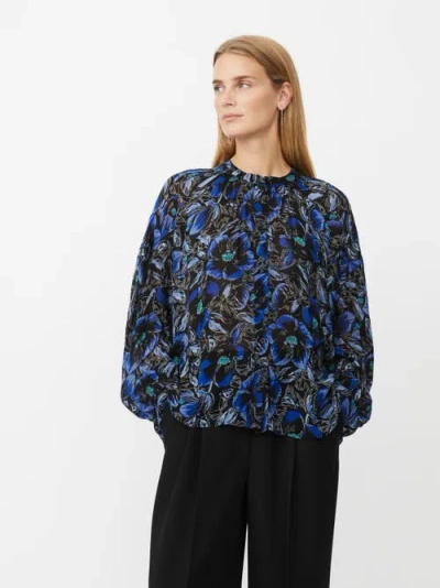 Masai Copenhagen Maivorama Floral Print Shirt In Blue