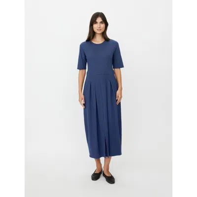 Masai Copenhagen Manaelisa Pleated Midi Dress In Blue