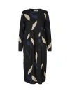 Masai Copenhagen Manamo Long Sleeve Tulip Dress In Blue