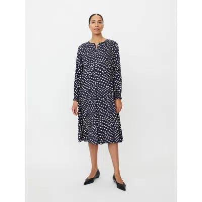 Masai Copenhagen Manexora Polka Dot Midi Dress In Black