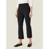 Masai Copenhagen Mapaba High Waisted Flared Crop Pants In Black