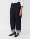 Masai Copenhagen Mapalvessa Loose Fit Turn Up Jeans In Blue