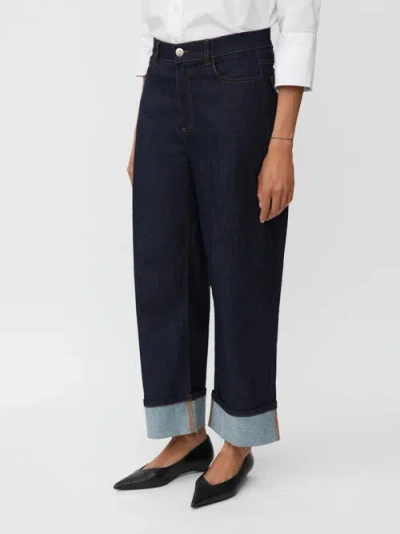 Masai Copenhagen Mapalvessa Loose Fit Turn Up Jeans In Blue