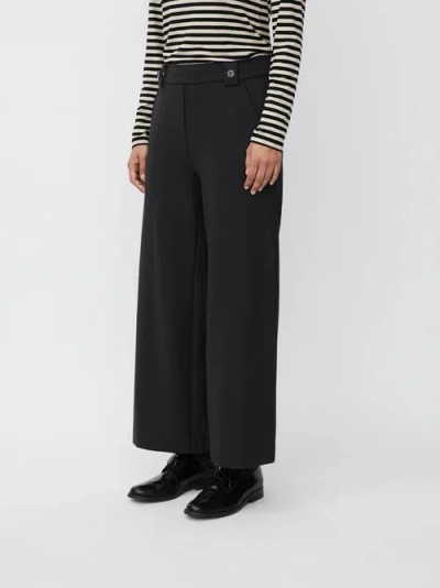 Masai Copenhagen Mapaxora Cropped Wide Leg Pants In Black
