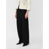 Masai Copenhagen Maplegia Wide Leg Tailored Pants In Black