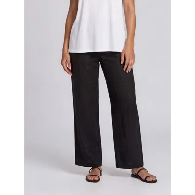 Masai Copenhagen Mapriselle Wide-leg Linen Trousers In Black