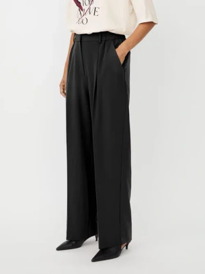 Masai Copenhagen Mapryscian High Waisted Wide Leg Pants In Black