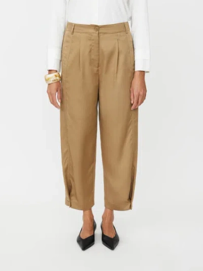Masai Copenhagen Mapunna Cropped Trousers In Brown