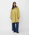 Masai Copenhagen Matheia Long Sleeve Hooded Coat In Green