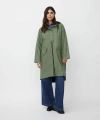 Masai Copenhagen Matheia Long Sleeve Hooded Coat In Multi