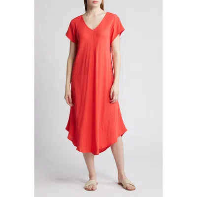 Masai Copenhagen Nebili V-neck Shift Dress In Red