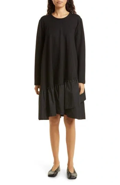 Masai Copenhagen Nell Long Sleeve Shift Dress In Black