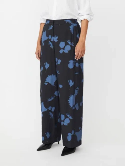 Masai Copenhagen Parwanas Wide Fit Printed Pants In Blue