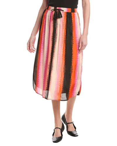 Masai Copenhagen Printed Skirt In Orange